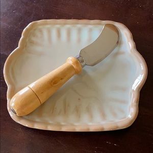 California Pantry cheese plate and knife 🧀